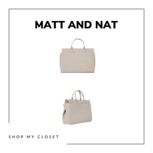 Matt & Nat GLORIA Satchel Koala Matte Nickel